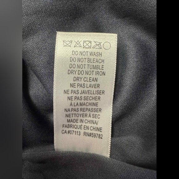 Adrianna Papell Dress Sleeveless Midi Navy/Ivory Size 12 - Picture 11 of 12